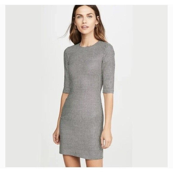 Alice + Olivia Dresses & Skirts - Alice + Olivia Classics Size 4 Delora Houndstooth Jacquard Dress Sheath